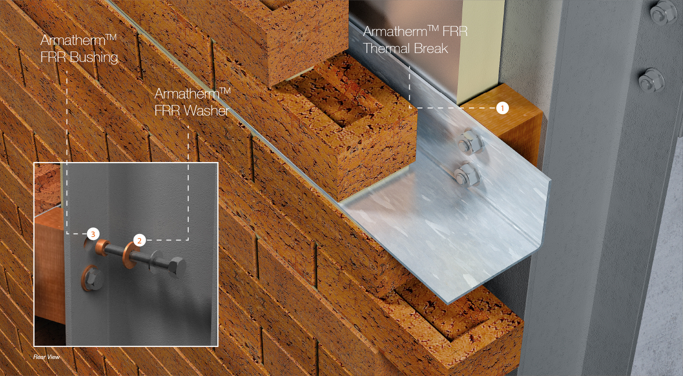 Masonry Shelf Angle Thermal Bridging Solution — Armatherm™